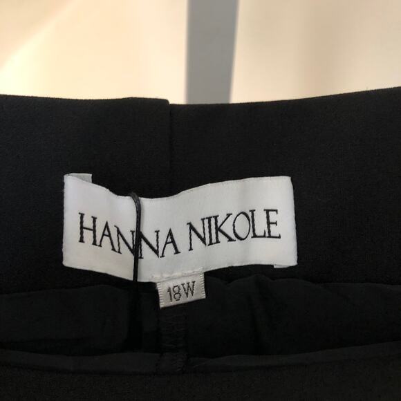 Hanna Nikole NWT Women's Black Skort Stretch Activewear Size 18W - Picture 2 of 9